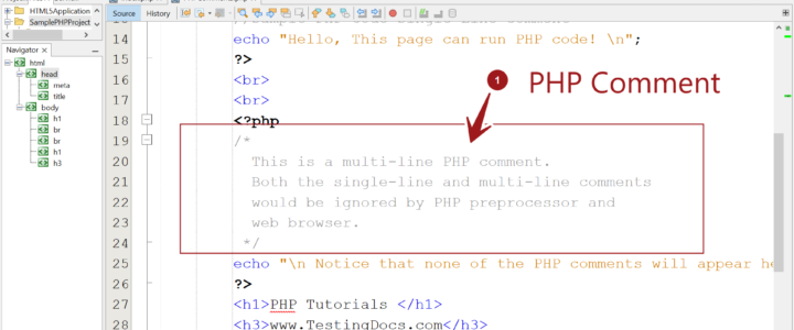 PHP Comments