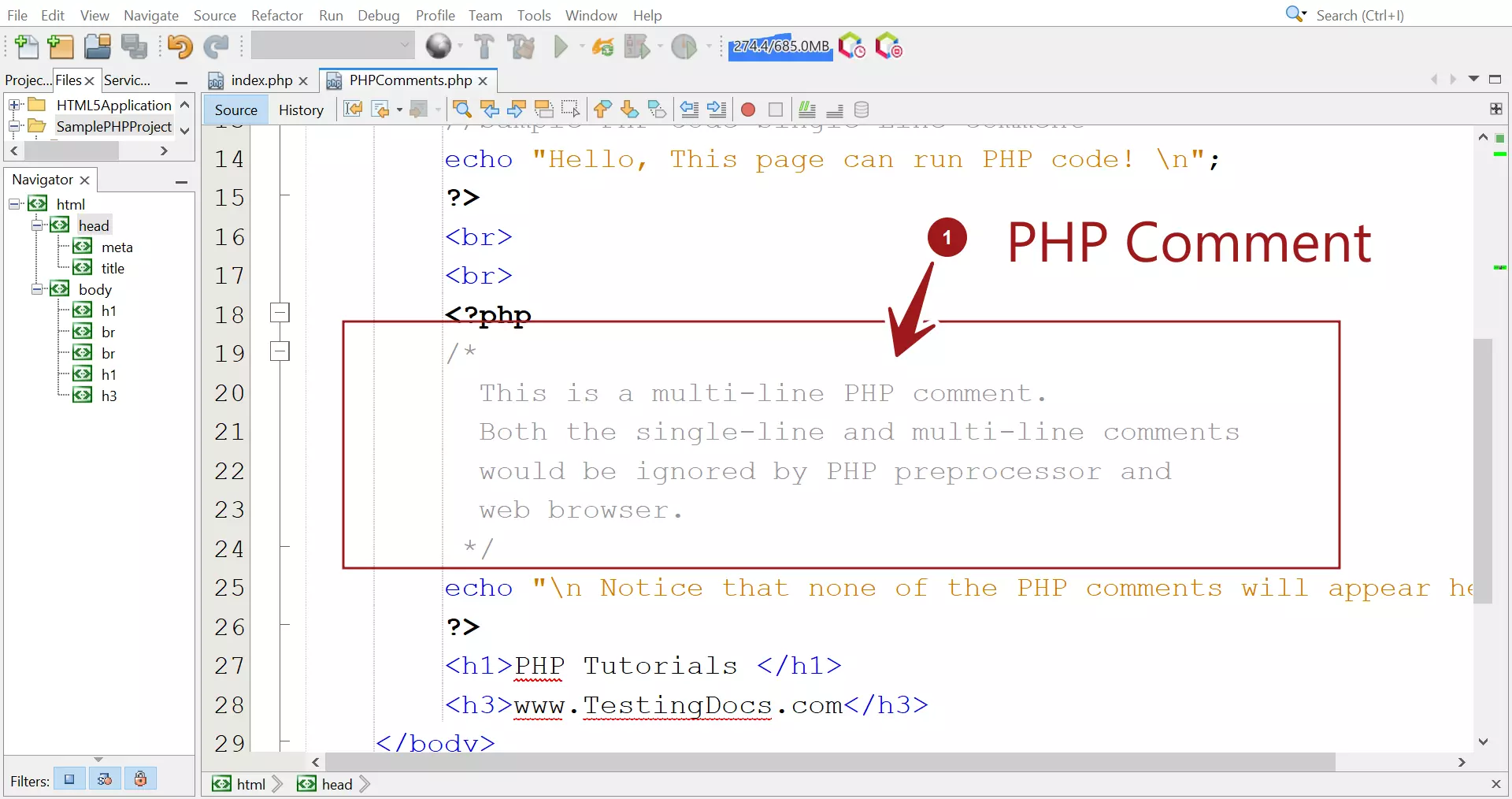 PHP Comments