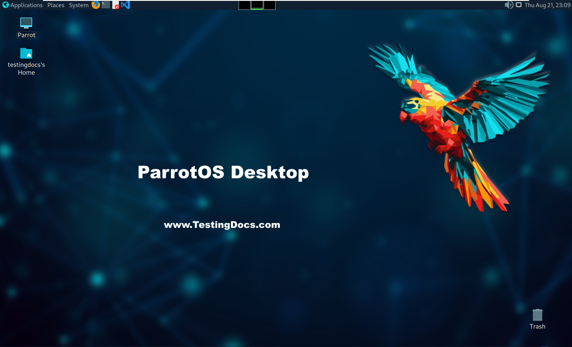 ParrotOS Debian-based Linux distribution