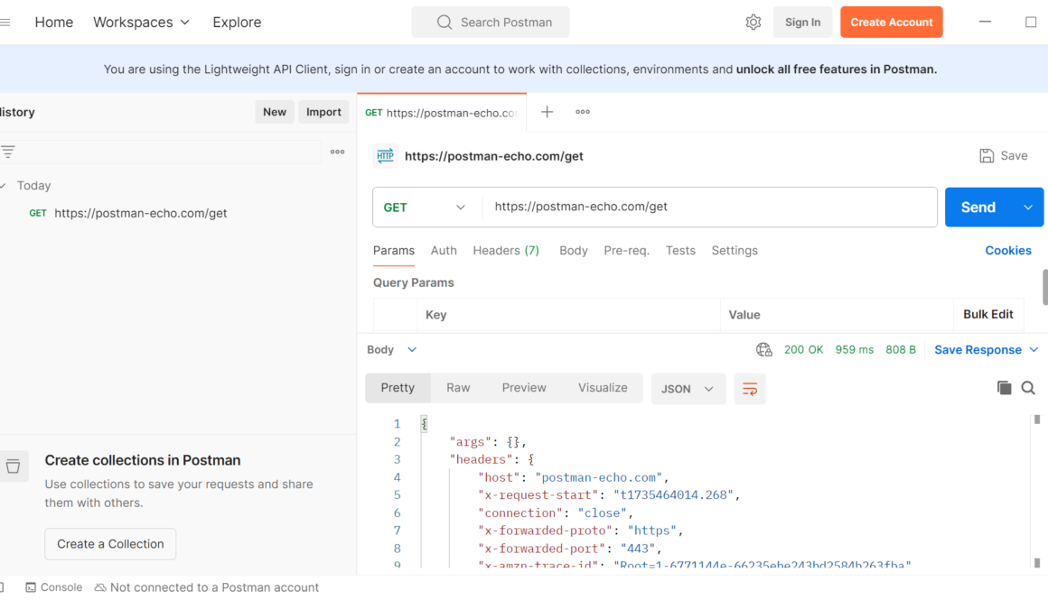 Postman API Request
