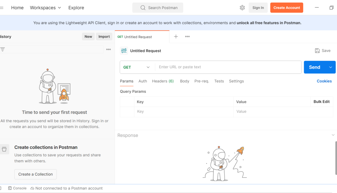 Postman GUI Interface