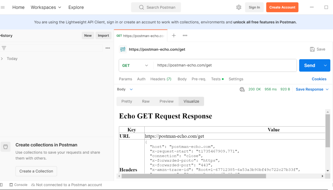 Postman Visualizer