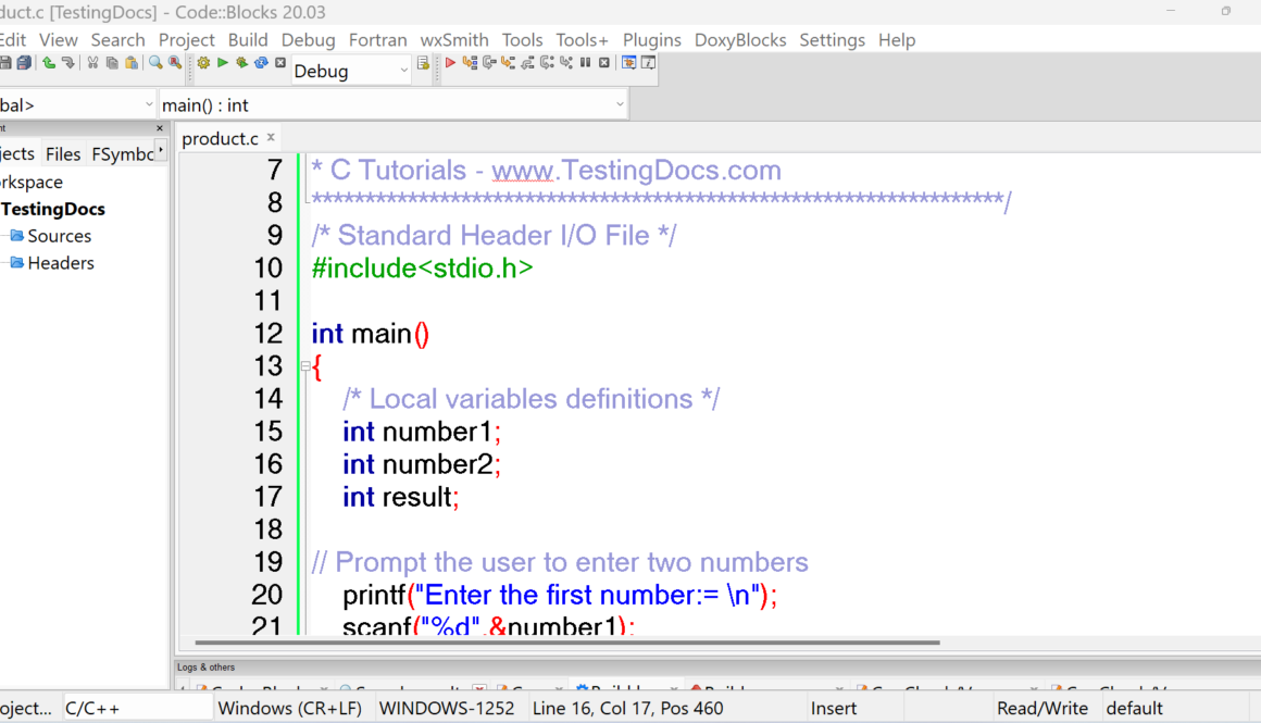 Product of Two Integer Numbers