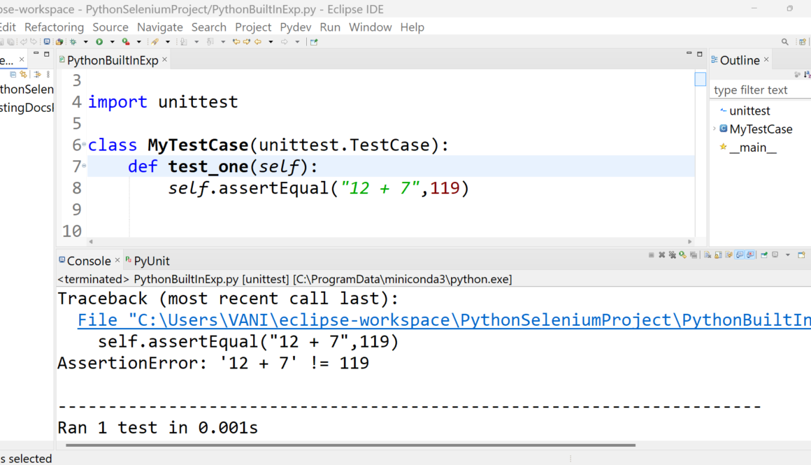 Python Built-in Exceptions