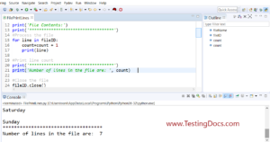 Read file in Python - TestingDocs