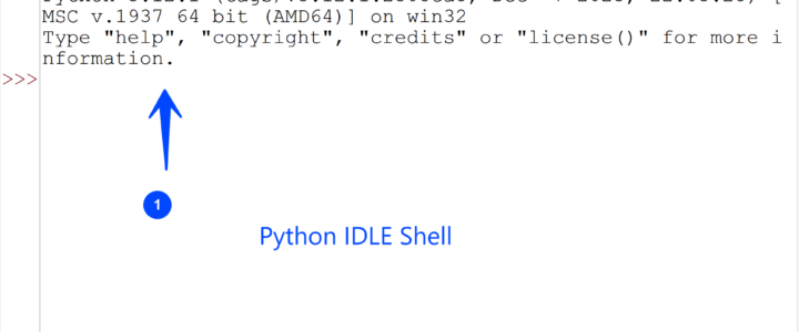 Python IDLE Shell 64-bit Windows