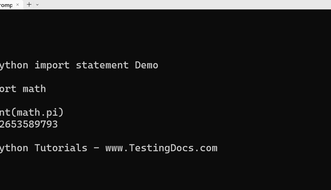 Python Import Statement