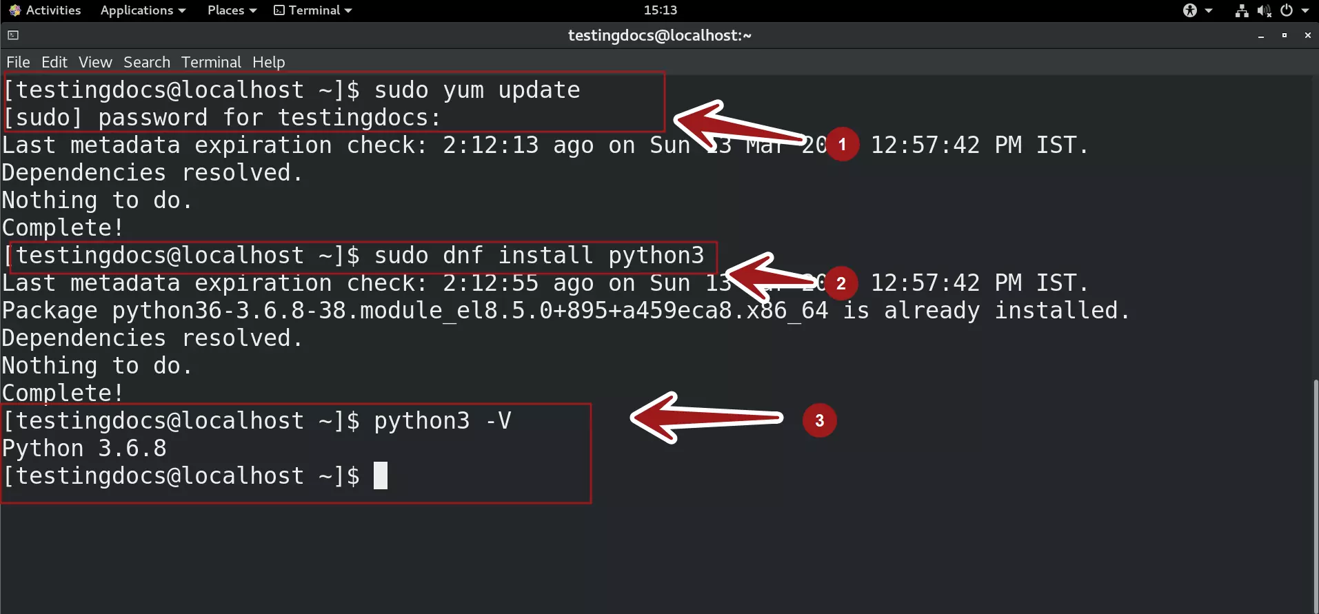 Python Install on CentOS Linux
