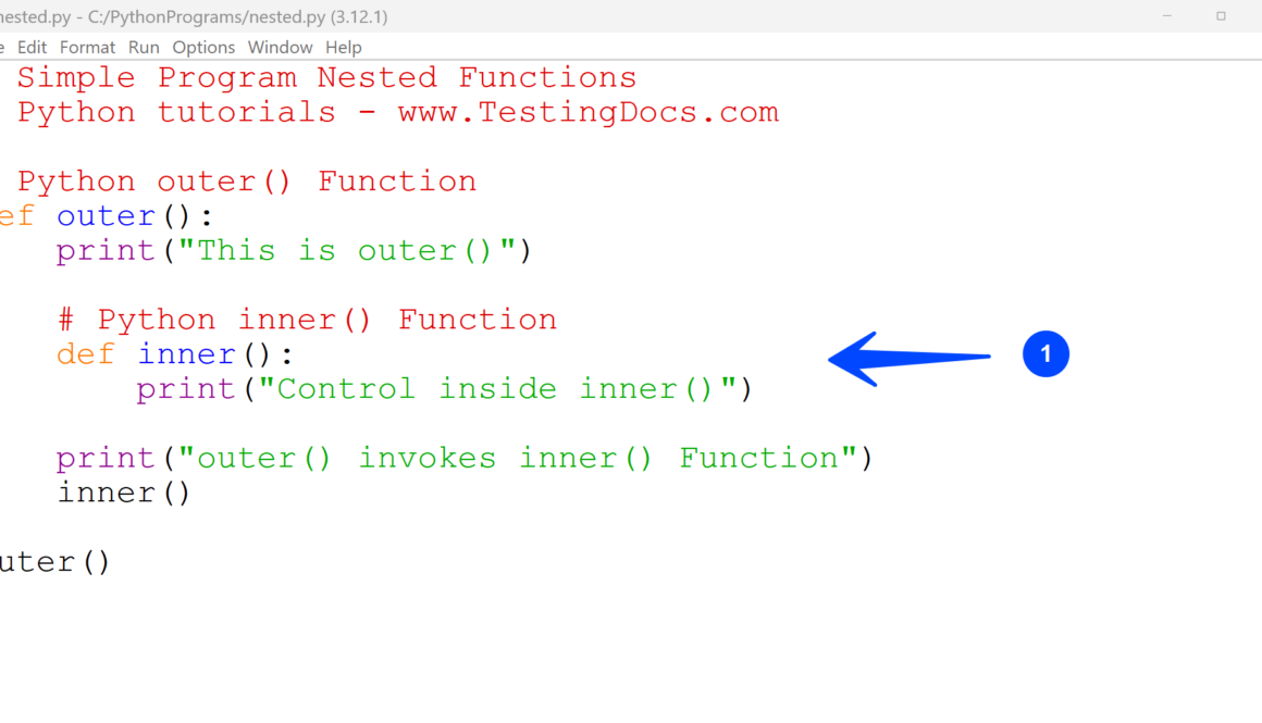 Python Nested Functions