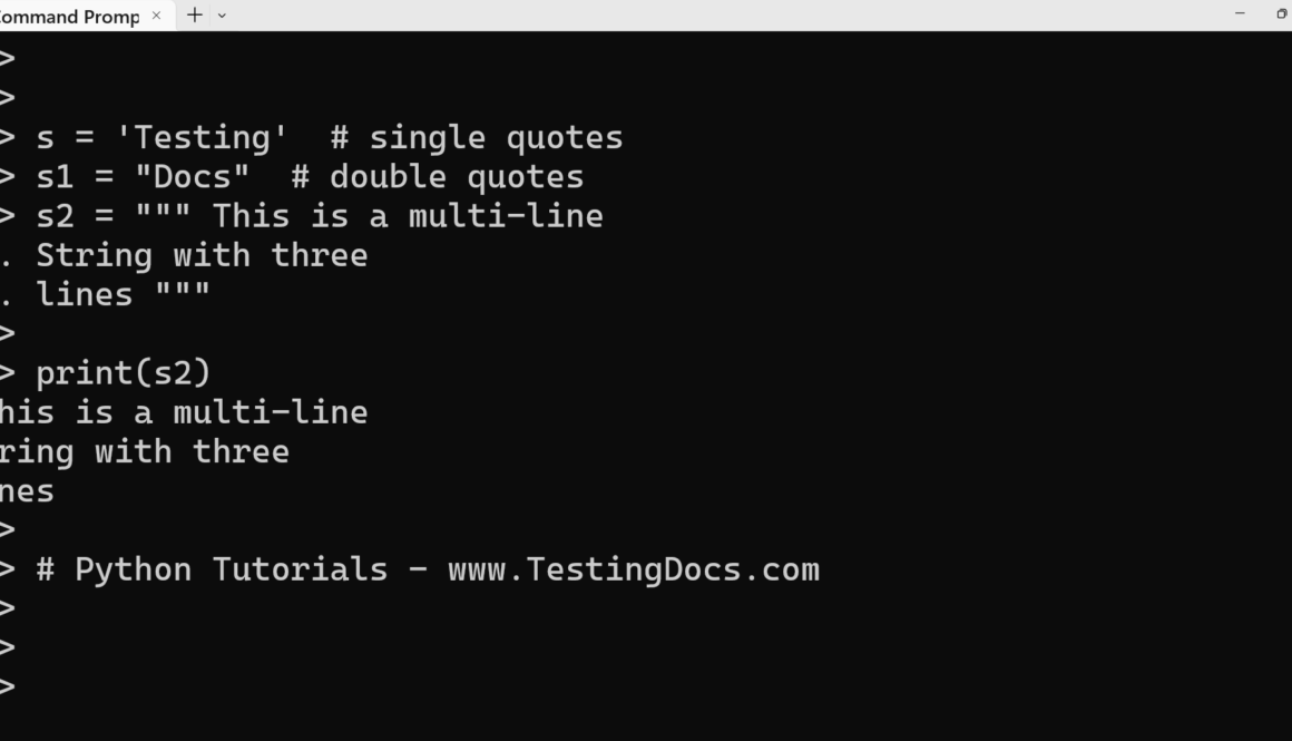 Python Strings