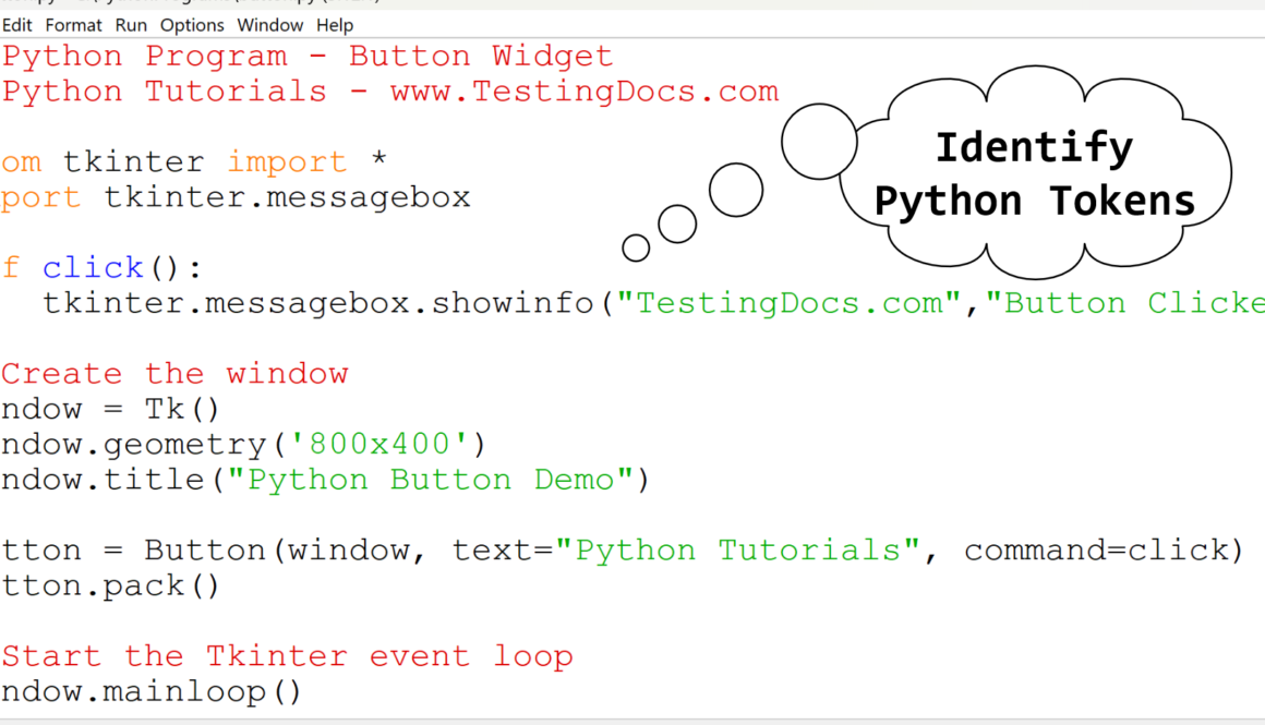 Python Tokens