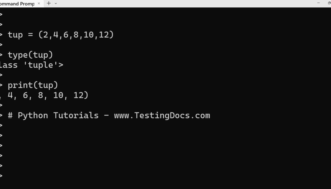Python Tuples