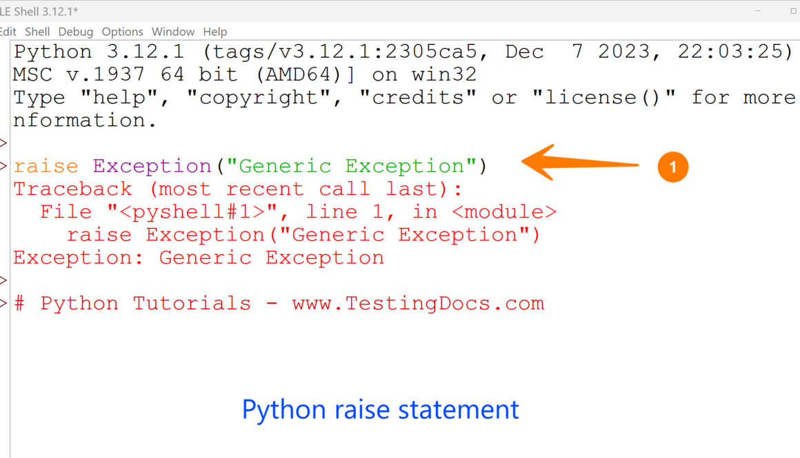 Python raise Statement