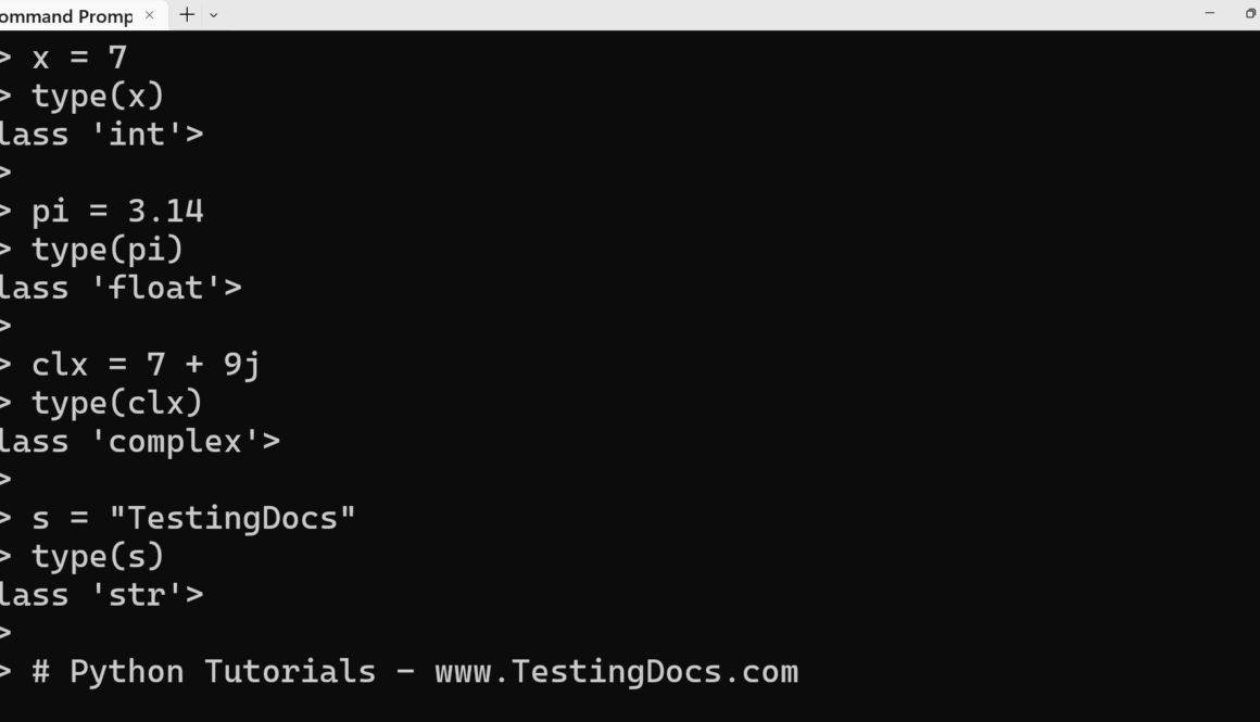 Python type() Function