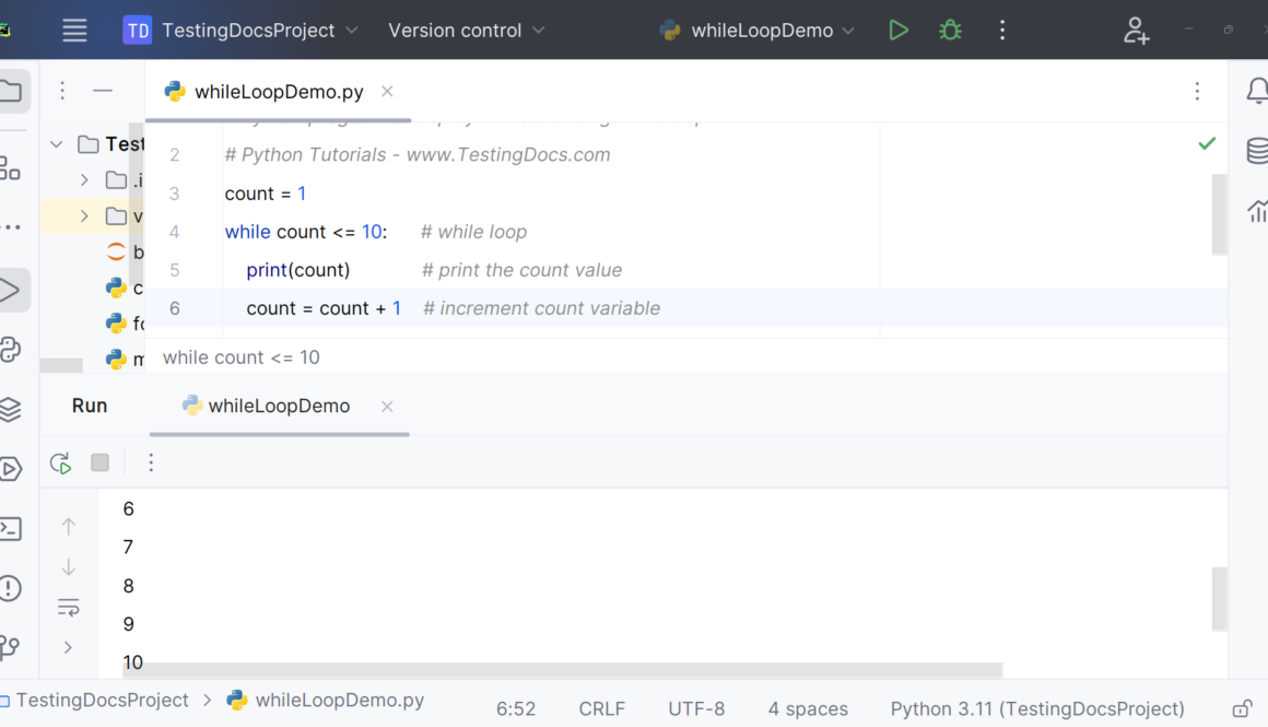 Python while Loop