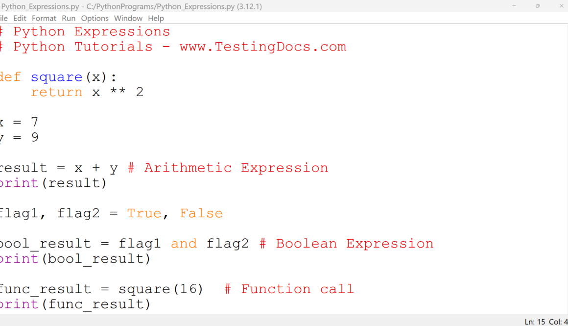 Python_Expressions_Examples