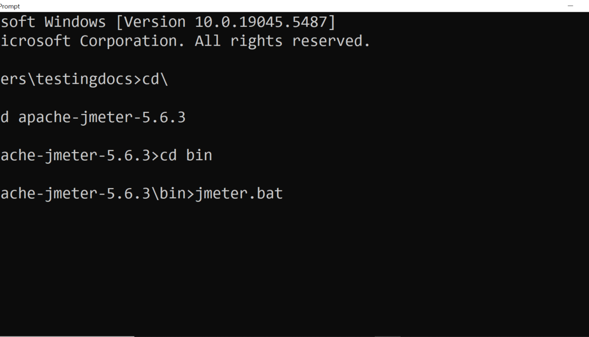 Run JMeter BAT File
