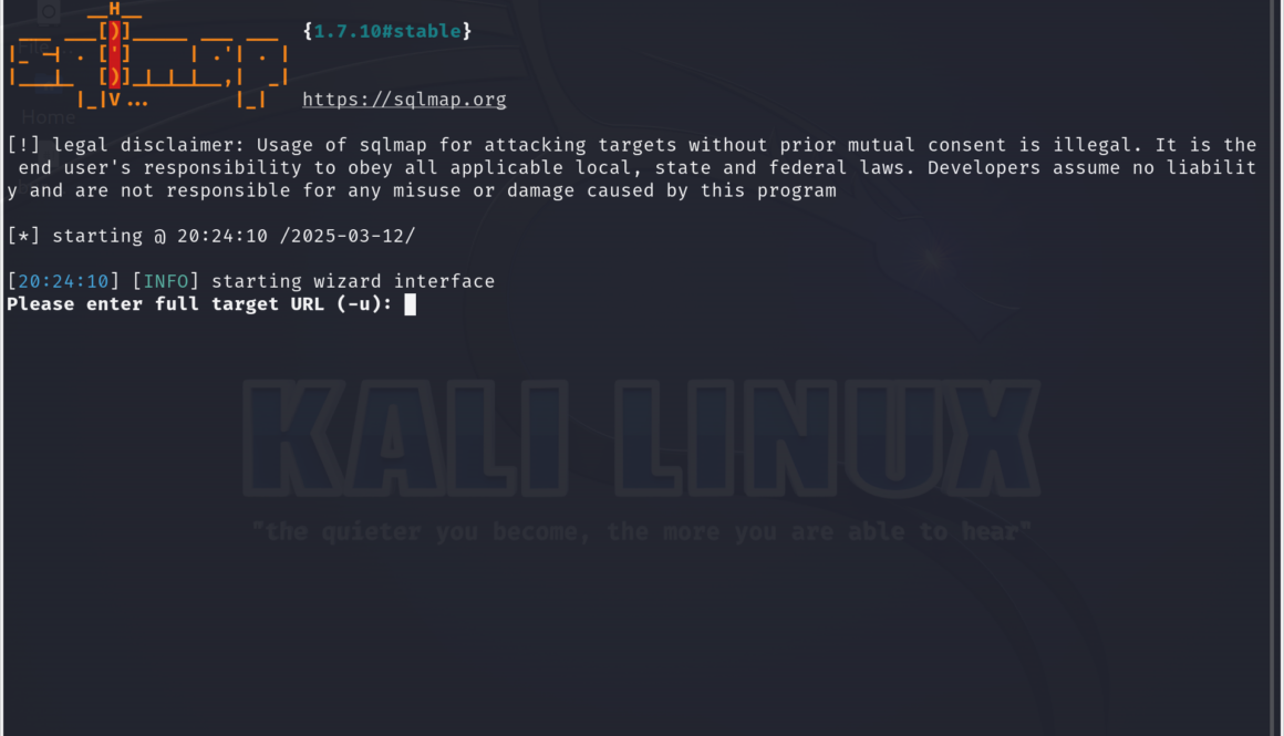 SQLMap SQL Injection Tool