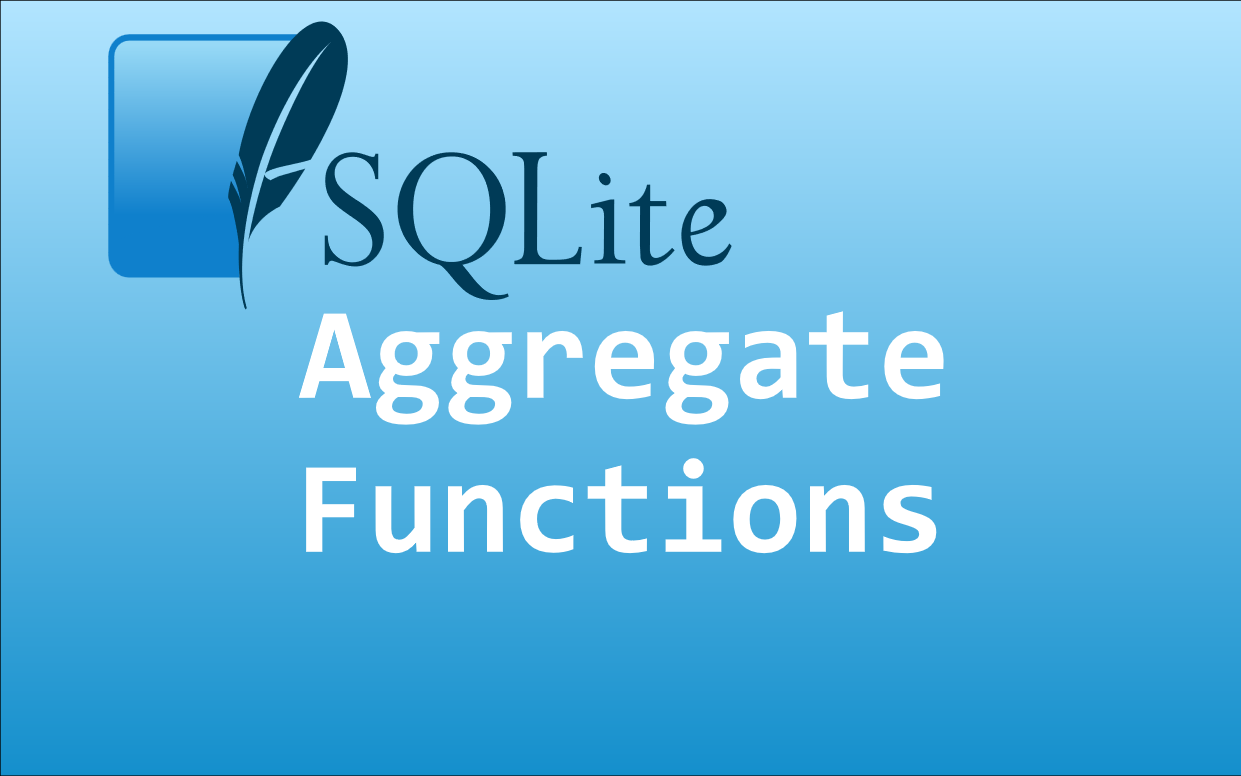 SQLite Aggregate Functions