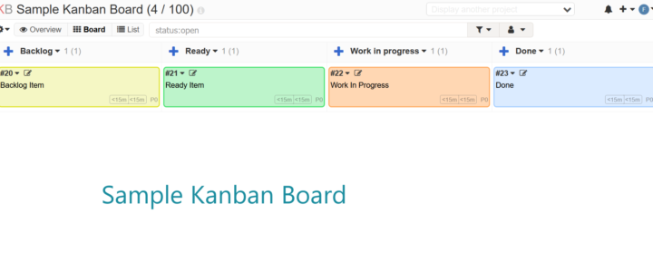 Sample Kanban Board