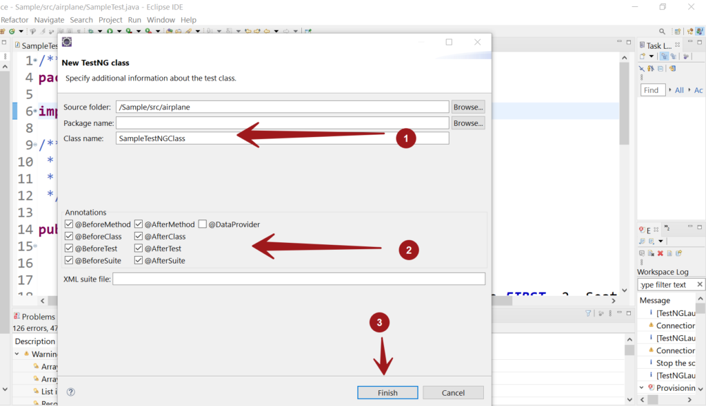 Create TestNG Test Class in Eclipse[ 2024 ] - TestingDocs.com