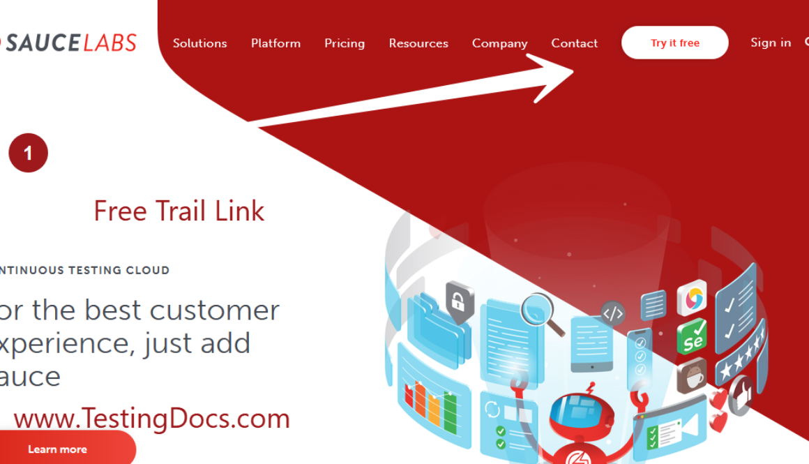 Sauce Labs Trail Link