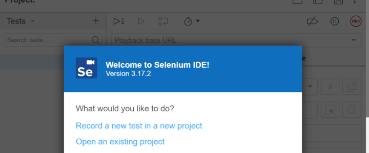 Selenium IDE Introduction