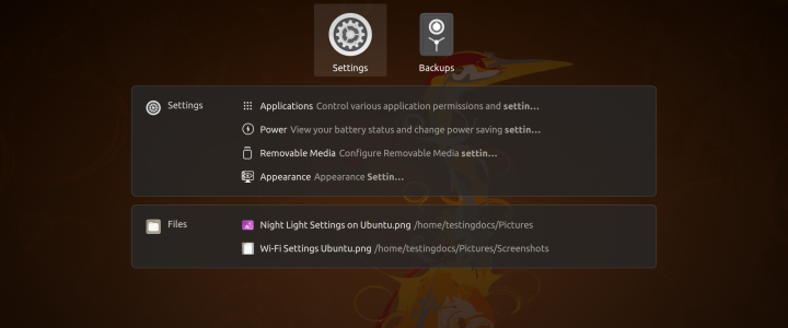 Settings Ubuntu