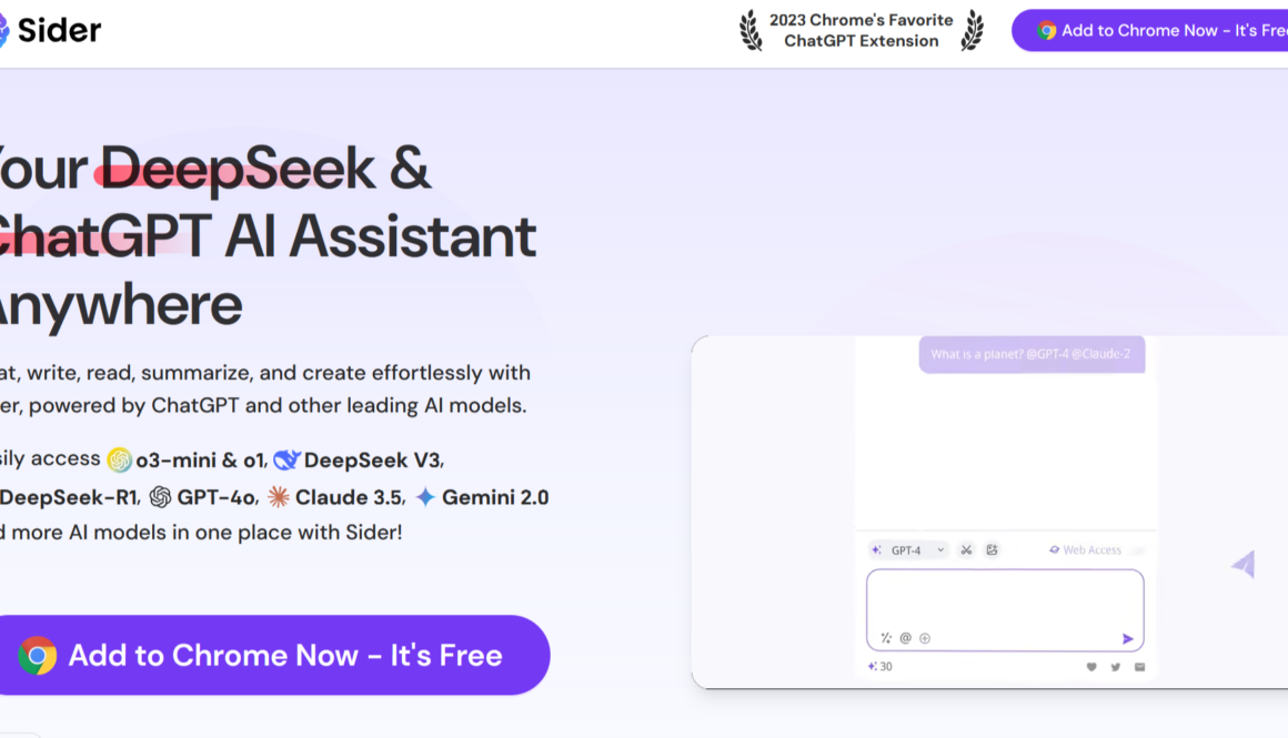 Sider Free ChatGPT Browser Extension