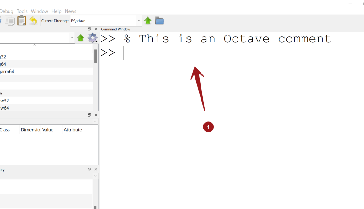 Single line Octave Comment