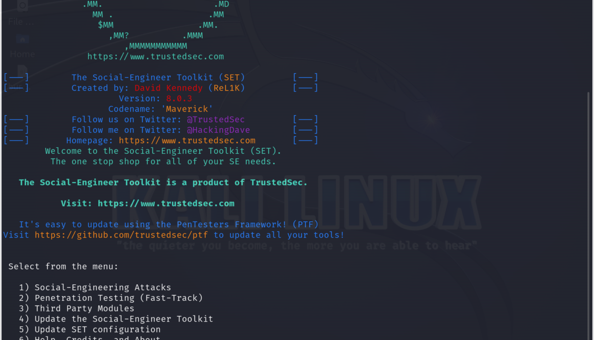 Social Engineering Toolkit