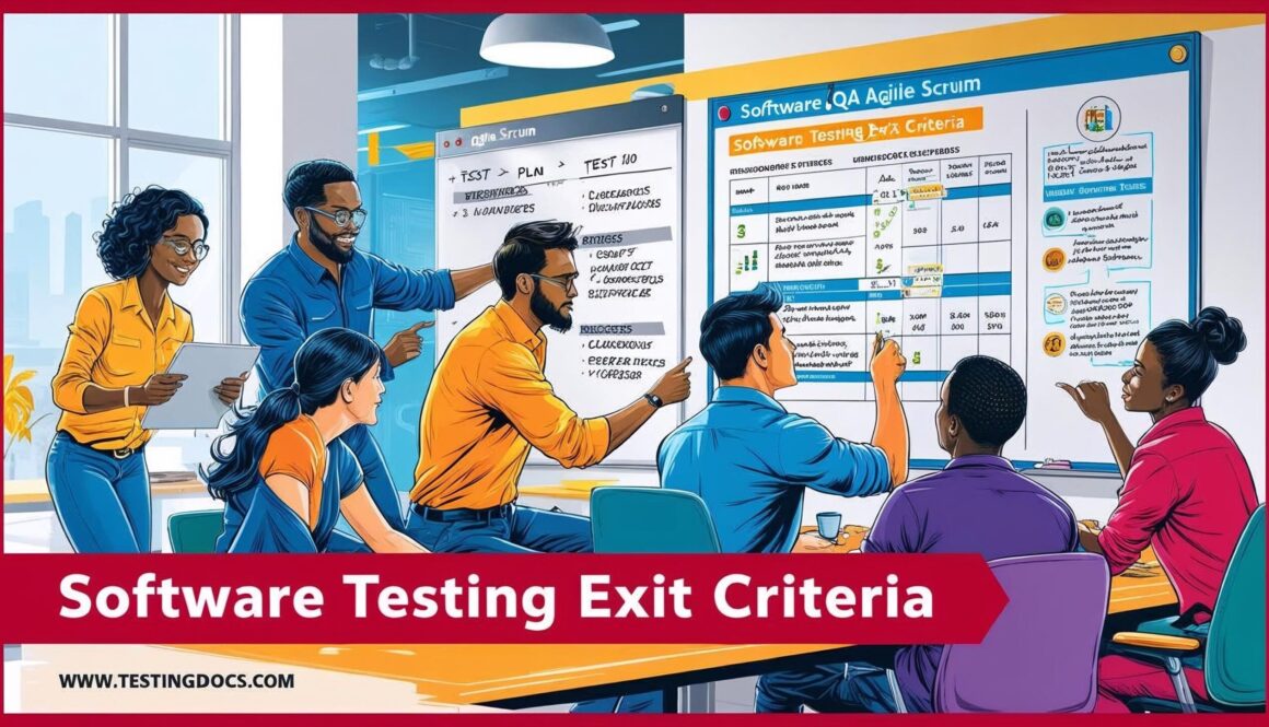 Software QA Agile Scrum Team Testing exit criteria