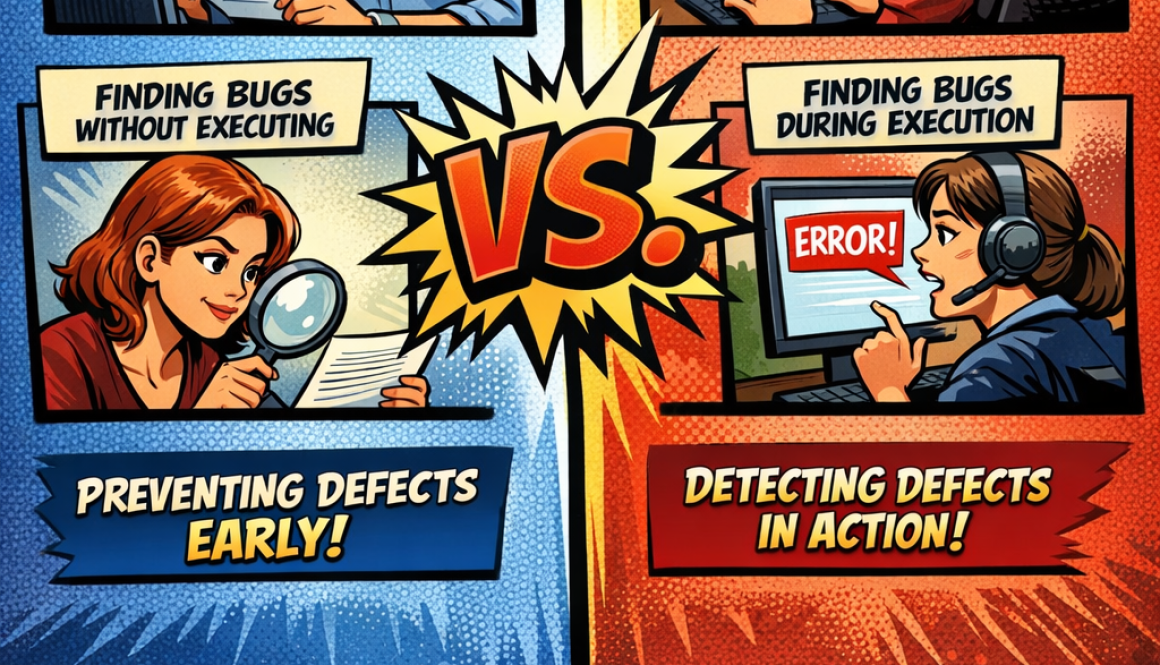 Static Testing vs Dynamic Testing