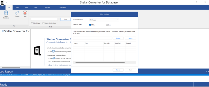 Stellar Converter for Database Tool