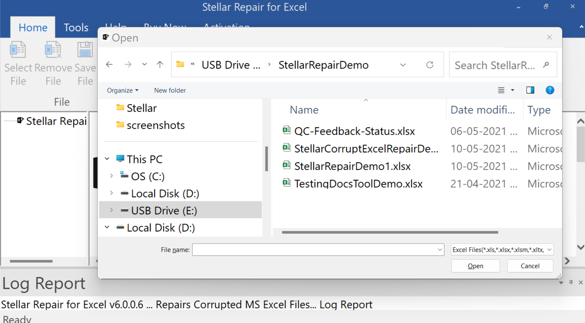 Stellar Repair Excel Corrupt Files