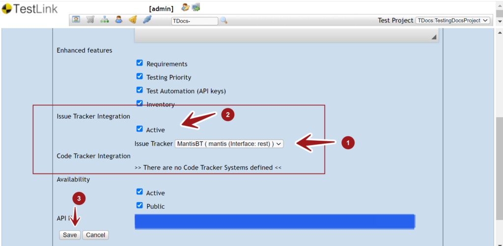 TestLink and MantisBT Integration | TestingDocs