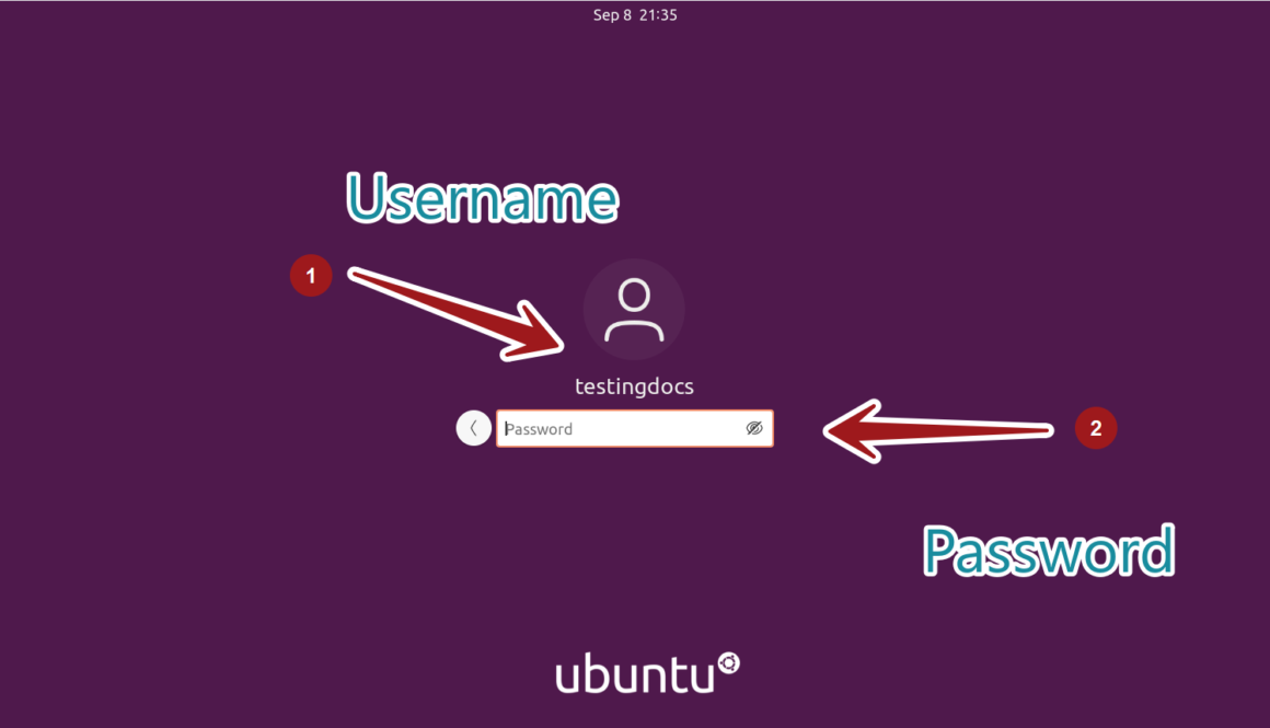 Ubuntu Login Screen