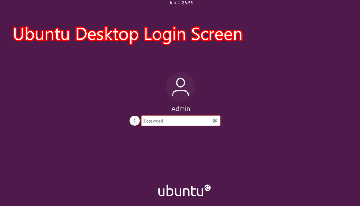 Ubuntu Login Screen