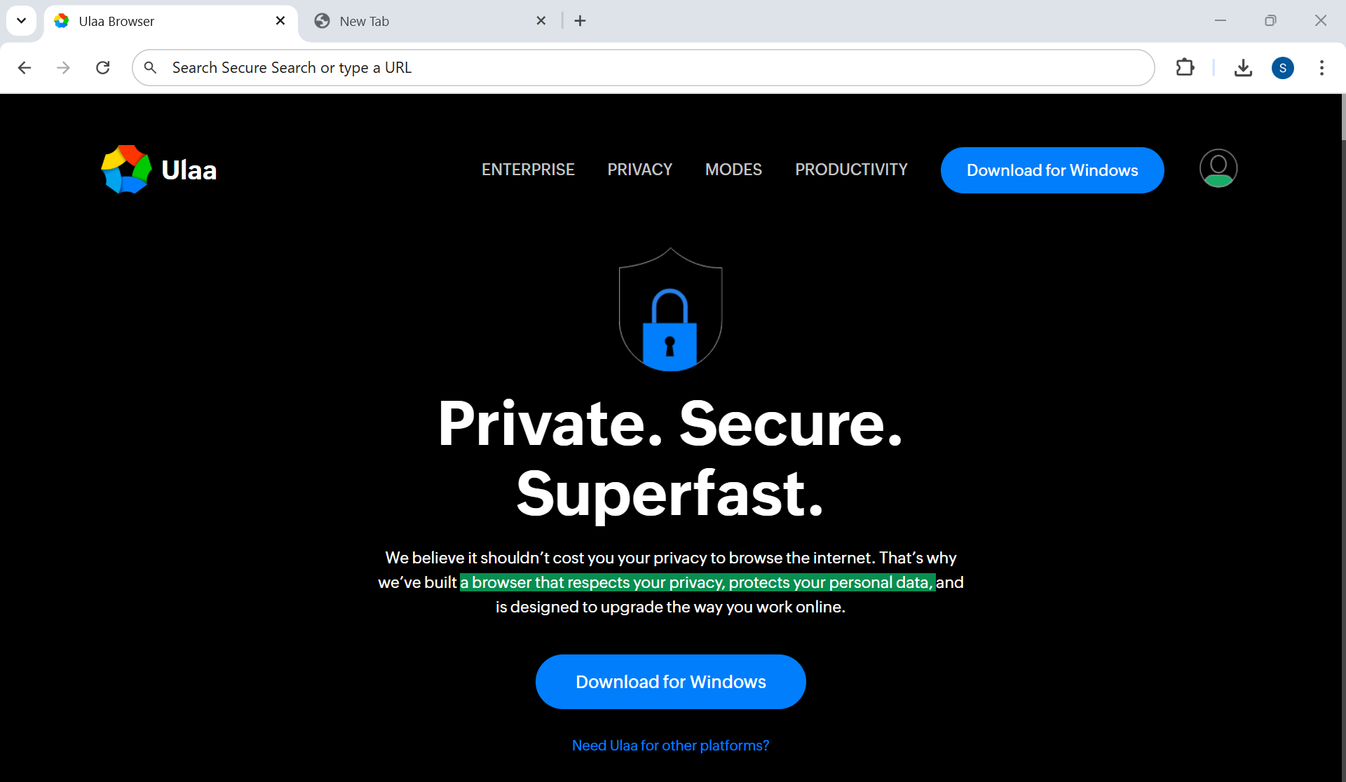 Ulaa Official Website