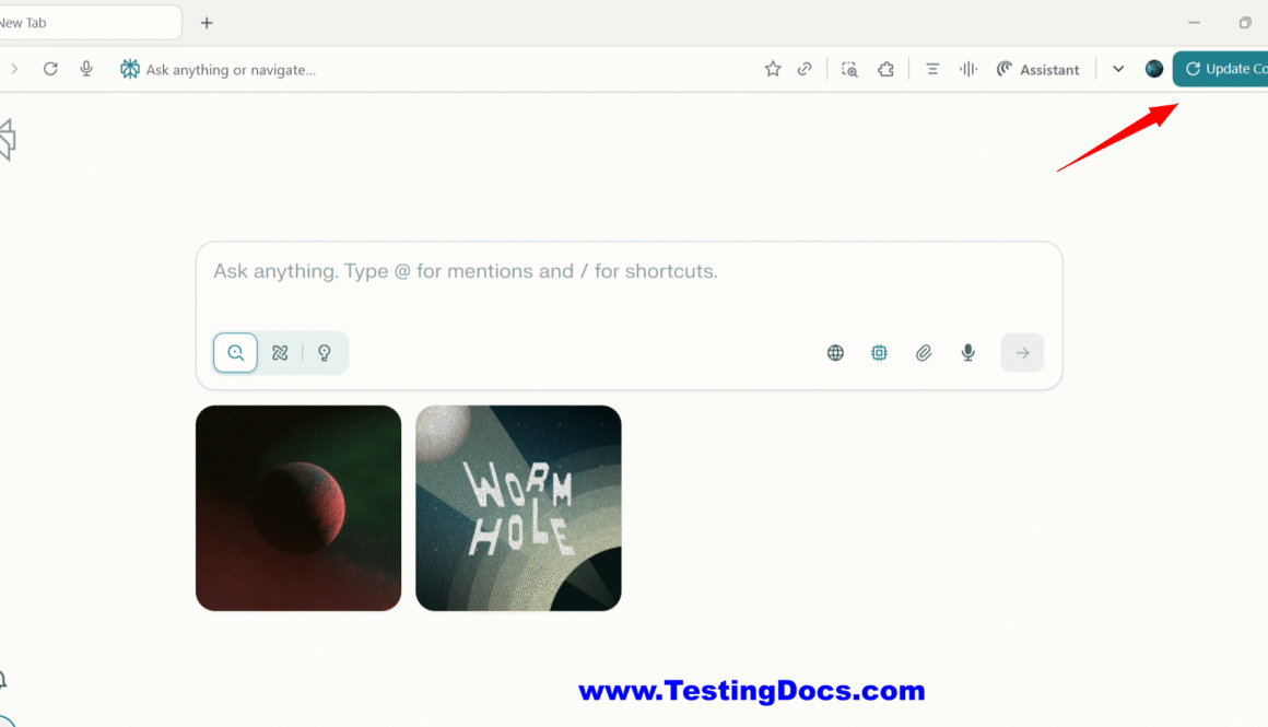 Update Comet Browser