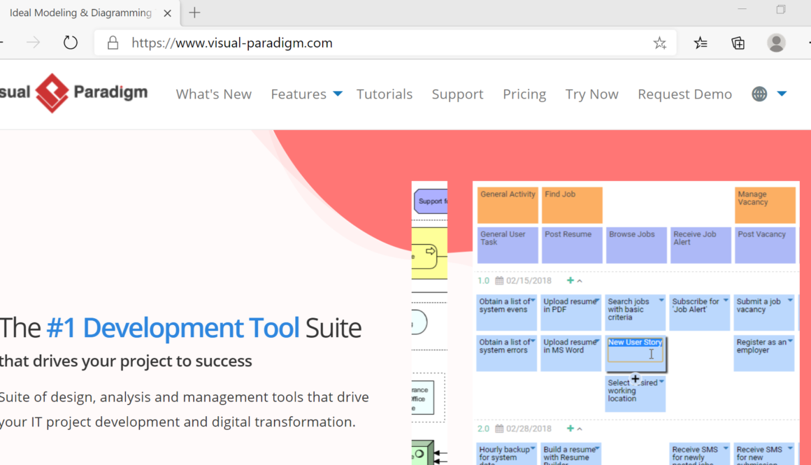Visual Paradigm Website