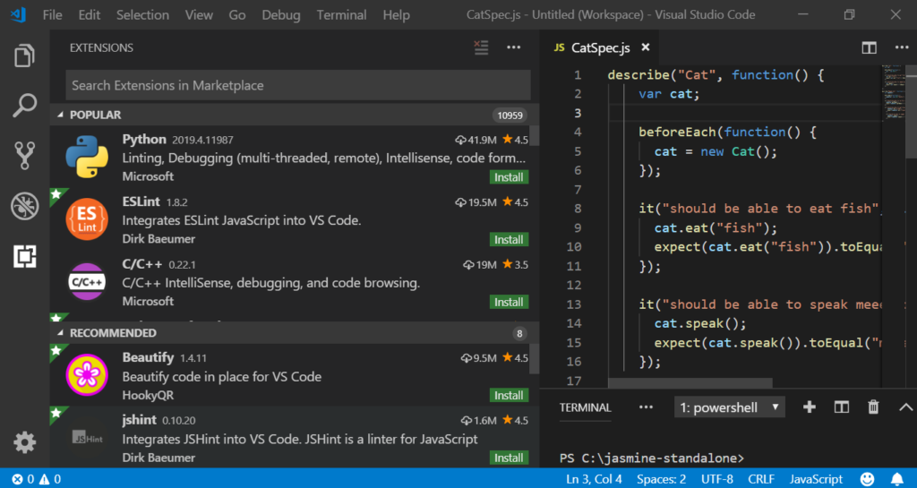Install Extensions for Visual Studio Code - TestingDocs.com