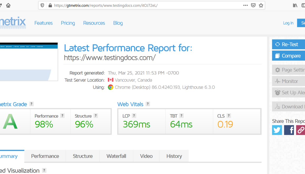 Website Performance Testing Tools