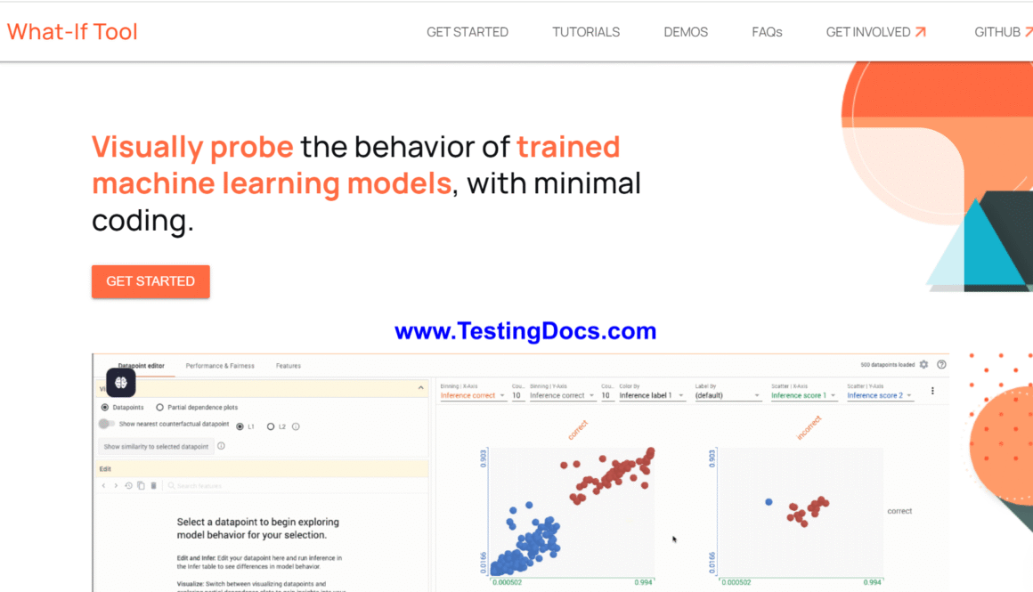 What-If Tool TestingDocs