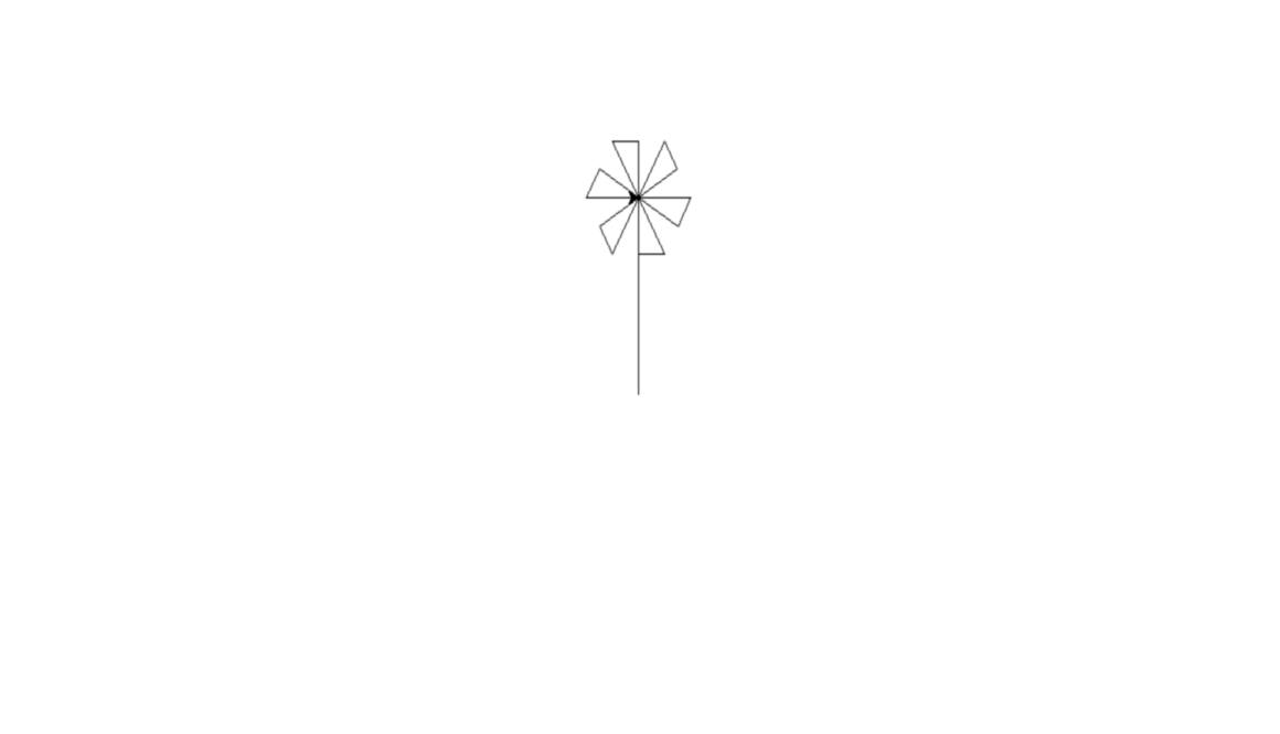 Windmill Python Turtle Program