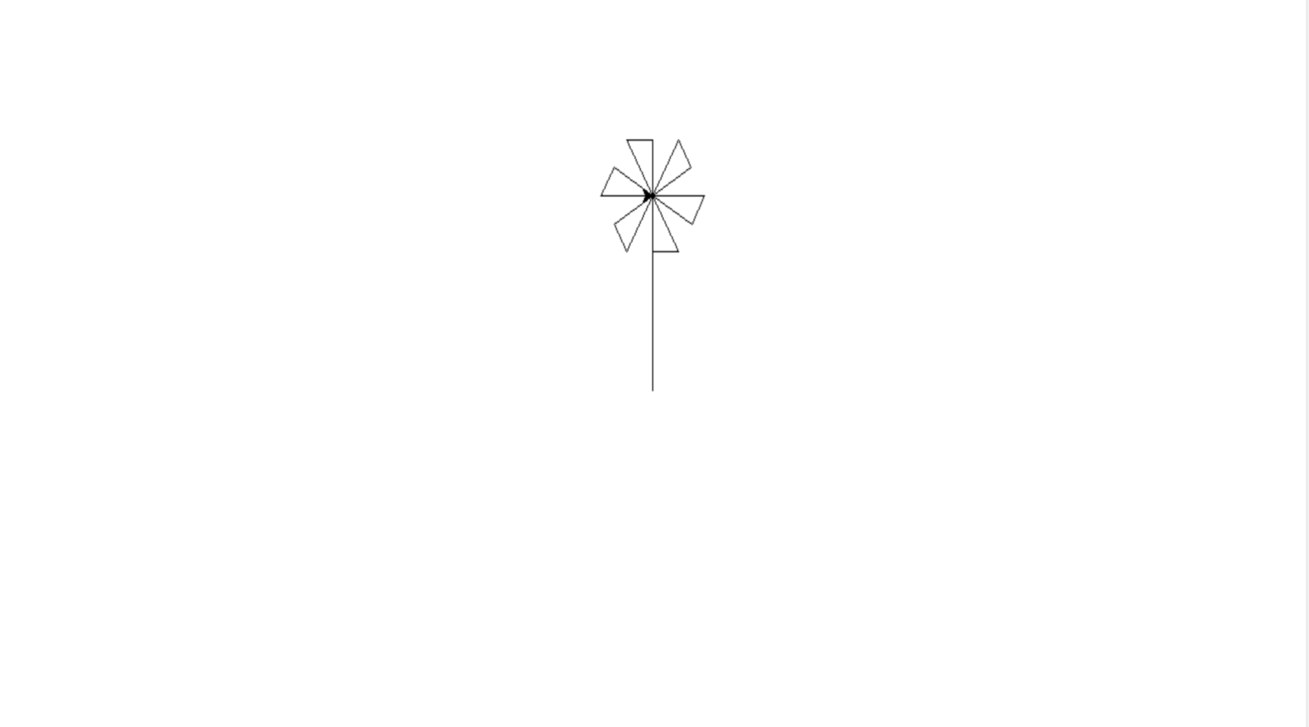 Windmill Python Turtle Program