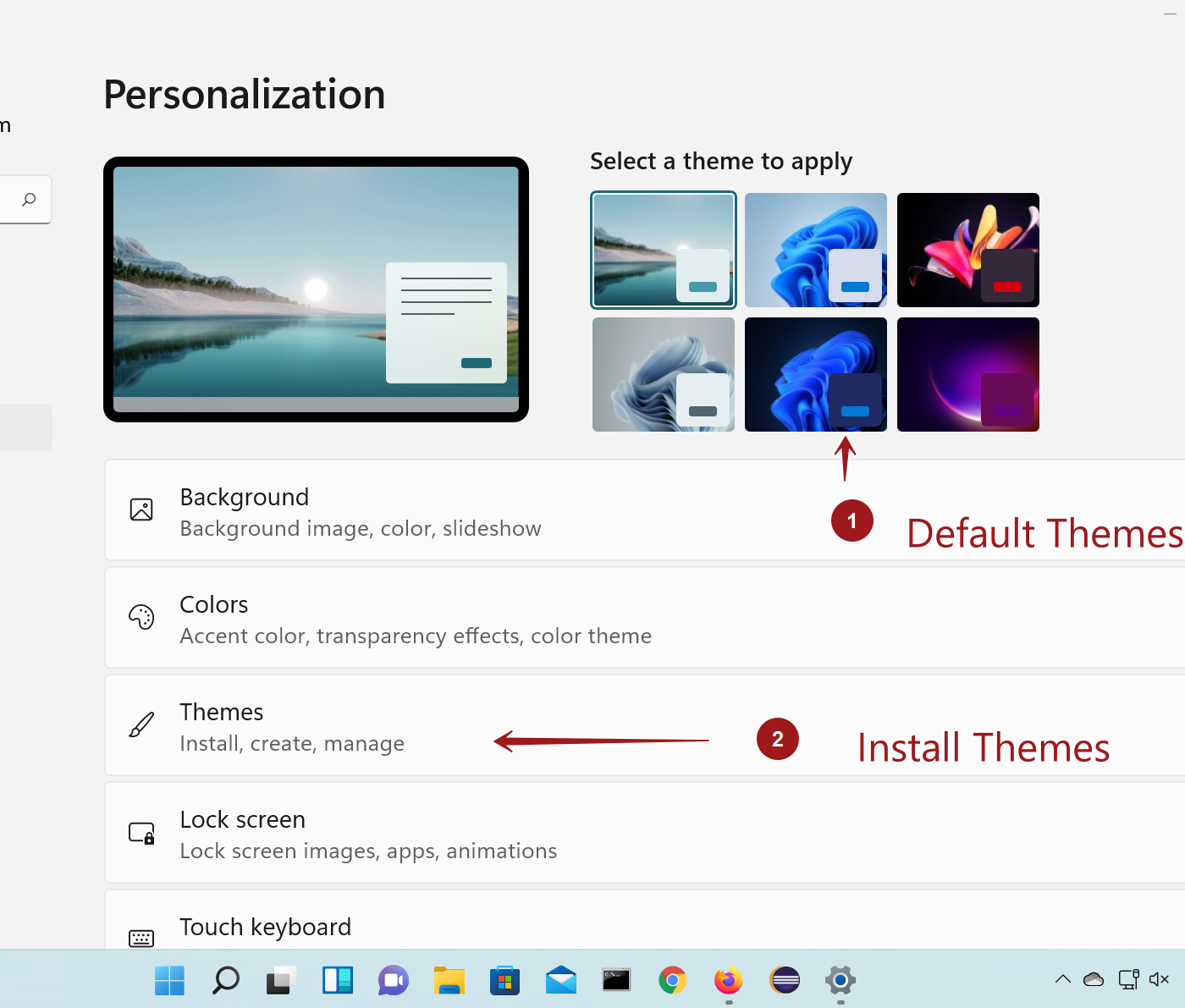 Windows 11 Desktop Themes