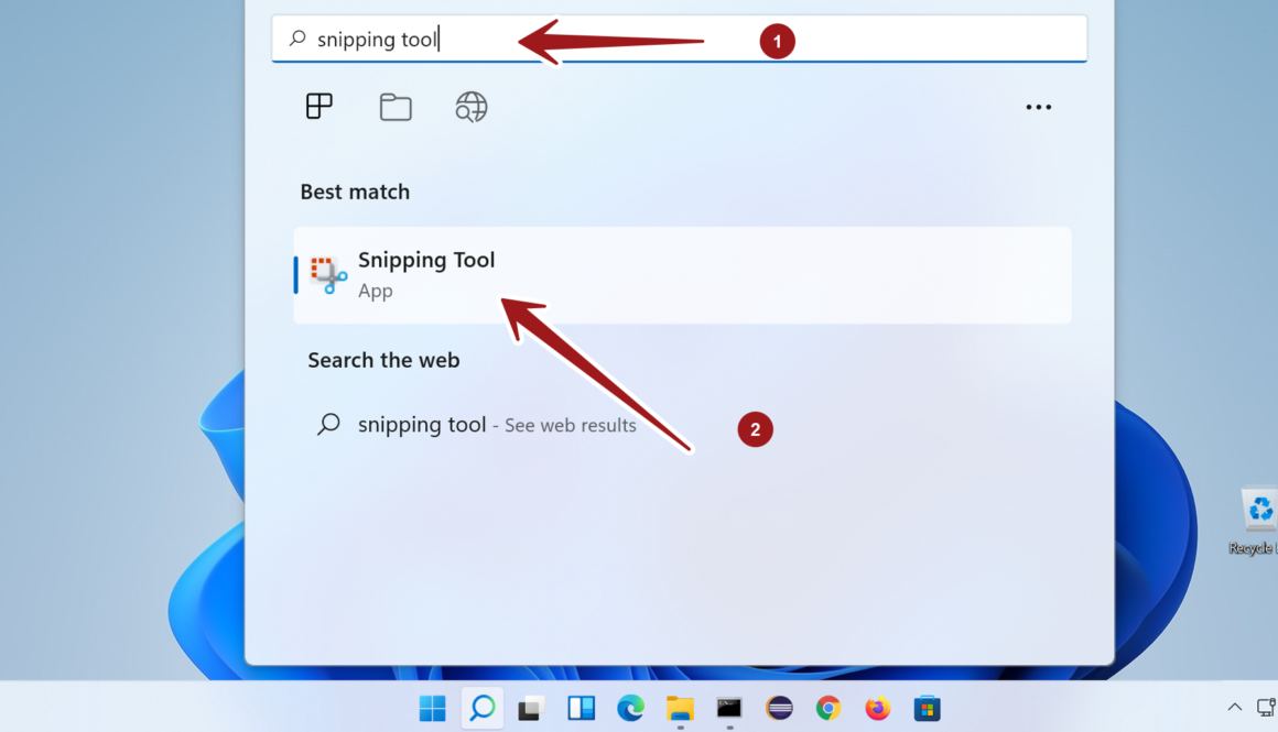 Windows 11 Snipping Tool