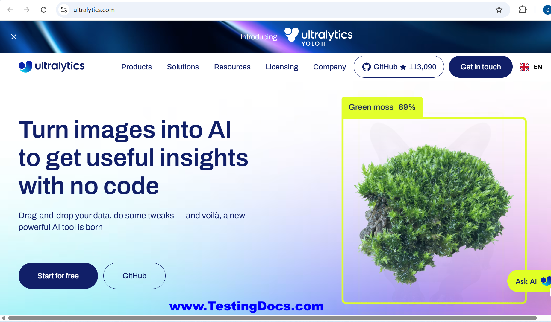 YOLO Deep Learning Model