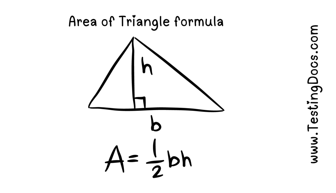 area of triangle formula